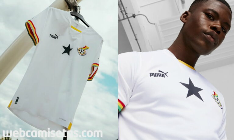 Camiseta de Ghana para la Copa Mundial 2022
