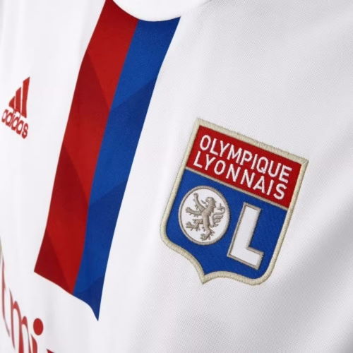 Olympique Lyon 2023 Escudo Franjas
