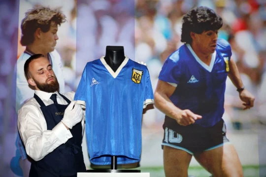 Subasta Camiseta Maradona